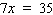 Solve the equation.     __________