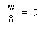 Solve the equation.     __________