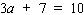 Solve the equation.     __________
