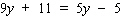 Solve the equation.     __________
