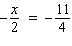 Solve the equation.  