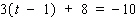 Solve the equation.   t = __________