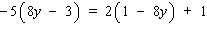 Solve the equation.  