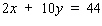 Use the formula   to find   if   is 2. A)    B)    C)    D)    E)   