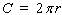 The circumference of a circle is given by the formula   . Find   if the circumference   is 264 meters and   is   . A)    B)    C)    D)    E)   