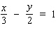 Solve for y .  