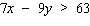 Solve for y.   A)    B)    C)    D)    E)   