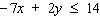 Solve for y .   A)    B)    C)    D)    E)   
