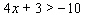 Graph the solution set for the compound inequality.   and   A)    B)    C)    D)    E)   