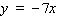 For the equation, complete the given table.    