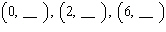 Complete the given ordered pairs for the equation.     A)    B)    C)    D)    E)   
