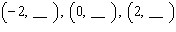 Complete the given ordered pairs for the equation.     A)    B)    C)    D)    E)   