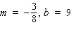 Give the equation of the line with the given slope and y -intercept.   A)    B)    C)    D)    E)   