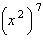 Write the expression with a single exponent. (Assume all variables are positive numbers.)    A)    B)    C)    D)    E)   