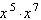 Simplify the expression. Leave your answer in terms of exponents.  