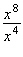 Use the property   to simplify the expression. If needed, write your answer with positive exponents only.   A)    B)    C)    D)    E)   