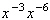 Simplify the expression. An answer with exponents should contain positive exponents only.   A)    B)    C)    D)    E)   