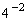 Write the expression with a positive exponent, and then simplify, when possible.  