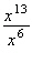 Use the property   to simplify the expression. If needed, write your answer with positive exponents only.  