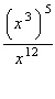 Simplify the expression. An answer with exponents should contain positive exponents only.  