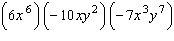 Multiply.   A)    B)    C)    D)    E)   