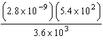 Simplify the expression, and write your answer in scientific notation.   A)    B)    C)    D)    E)   