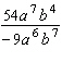 Divide. Write the answer with positive exponents only.  