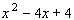 Find the value of the polynomial   when x is 6. A)    B)    C)    D)    E)   