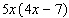 Multiply by applying the distributive property.   A)    B)    C)    D)    E)   