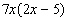 Multiply by applying the distributive property.  