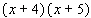 Multiply binomials using the FOIL method.  
