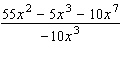 Perform the division (find the quotient) .   A)    B)    C)    D)    E)   