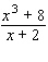 Fill in the missing terms in the numerator, and then use long division to find the quotients.  