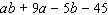 Factor by grouping.   A)    B)    C)    D)    E)   