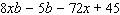 Factor by grouping.   A)    B)    C)    D)    E)   
