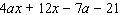 Factor by grouping.  