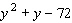Factor the trinomial.   A)    B)    C)    D)    E)   