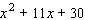 Factor the trinomial.   A)    B)    C)    D)    E)   