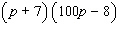 Factor the problem completely. First, factor out the greatest common factor, and then factor the remaining trinomial.   A)    B)    C)    D)    E)   