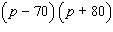 Factor the problem completely. First, factor out the greatest common factor, and then factor the remaining trinomial.   A)    B)    C)    D)    E)   