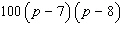 Factor the problem completely. First, factor out the greatest common factor, and then factor the remaining trinomial.   A)    B)    C)    D)    E)   
