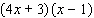 What polynomial, when factored, gives   ?