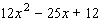 Factor the trinomial.  