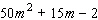 Factor the trinomial.  