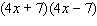 What polynomial factors to   ?
