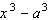 Factor the expression as the sum or difference of two cubes.  