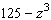 Factor the expression as the sum or difference of two cubes.  