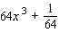 Factor the expression as the sum or difference of two cubes.  