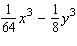 Factor the expression as the sum or difference of two cubes.  