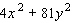 Factor the polynomial completely; that is, once you are finished factoring, none of the factors you obtain should be factorable.   A)    B)    C)    D)  Cannot be factored. E)   